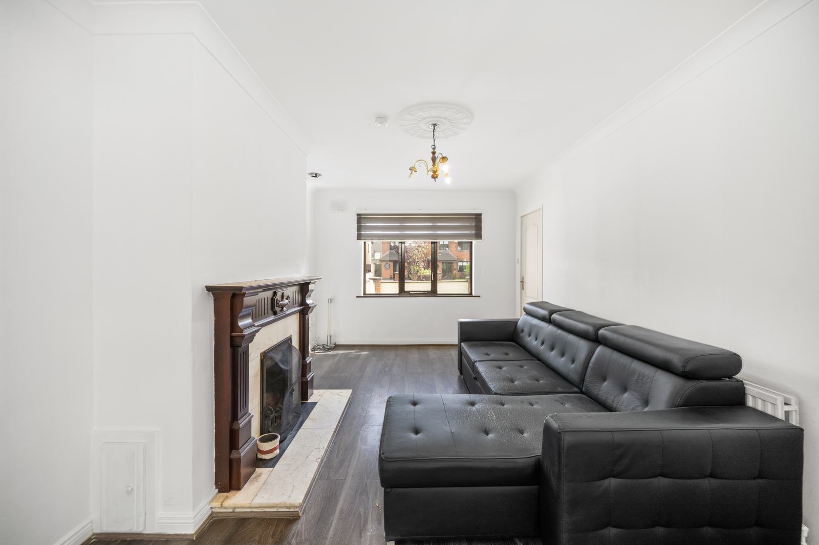 Elegant hallway interior detail